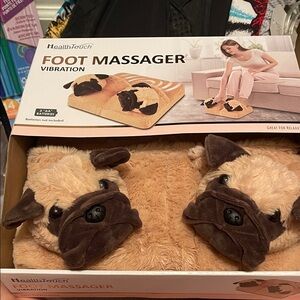HealthTouch Pug Foot Massager - Brown